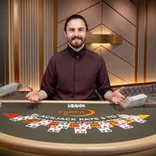 Free Bet Blackjack live table at mentol4d login showing dealer and player cards on screen